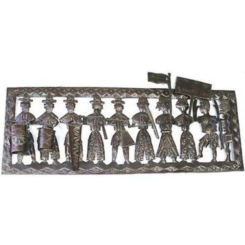 Peasant Band - Three Dimensional Oil Drum Art Handmade and Fair Trade