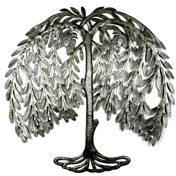 Weeping Willow Metal Art Handmade and Fair Trade